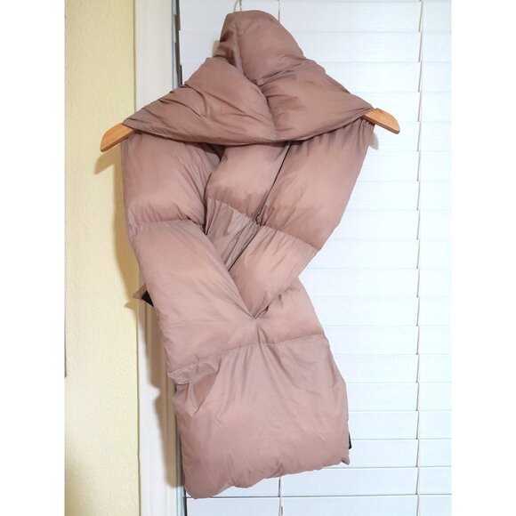 Ted Baker Blush Pink Puffer Scarf Poly Filled 20% OFF OF BUNDLES - Picture 4 of 5